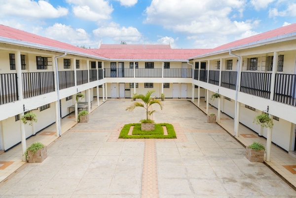 Administration and school block at the Boys' Senior School
