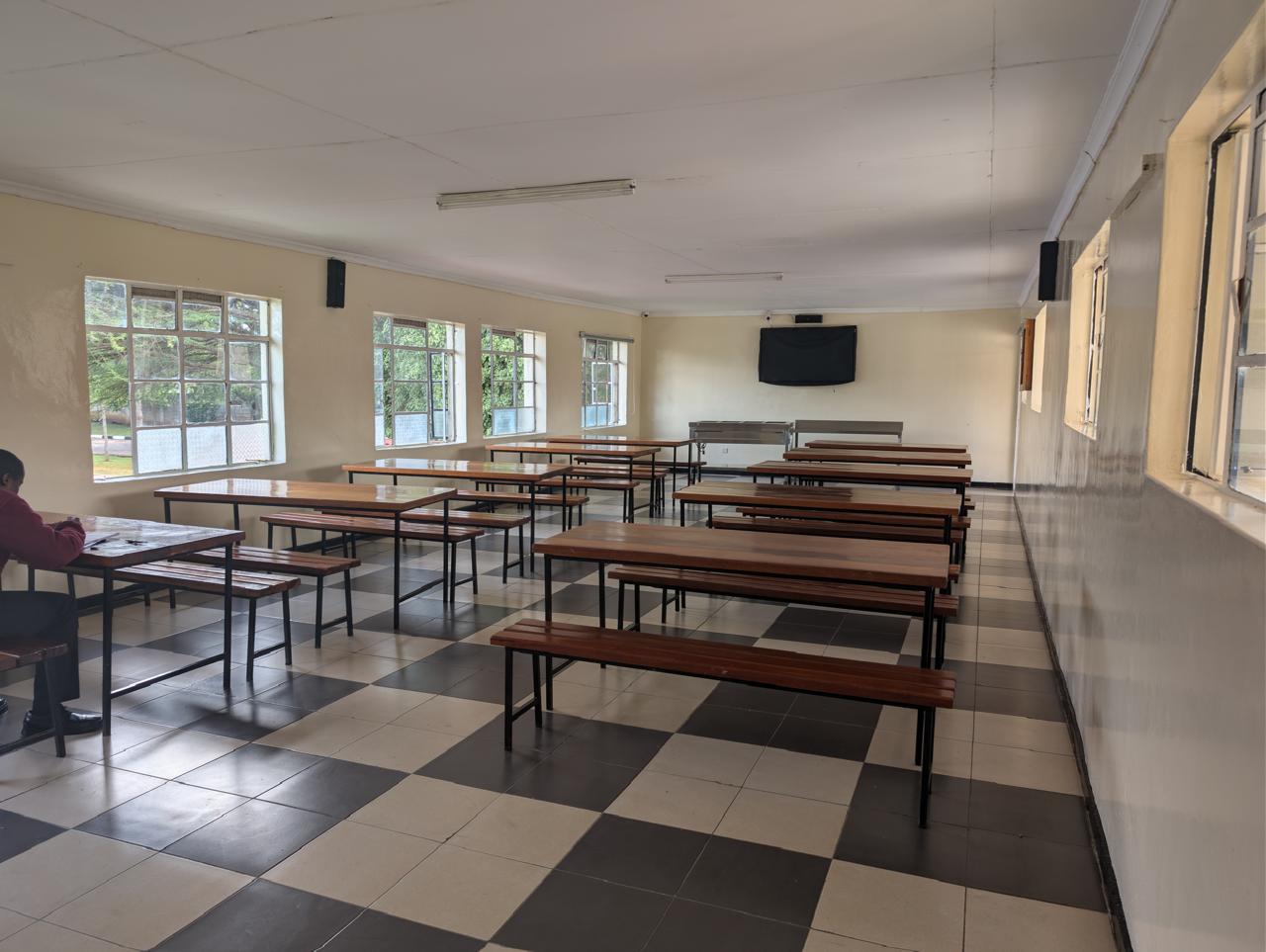 Dining hall at the Boys' Senior School