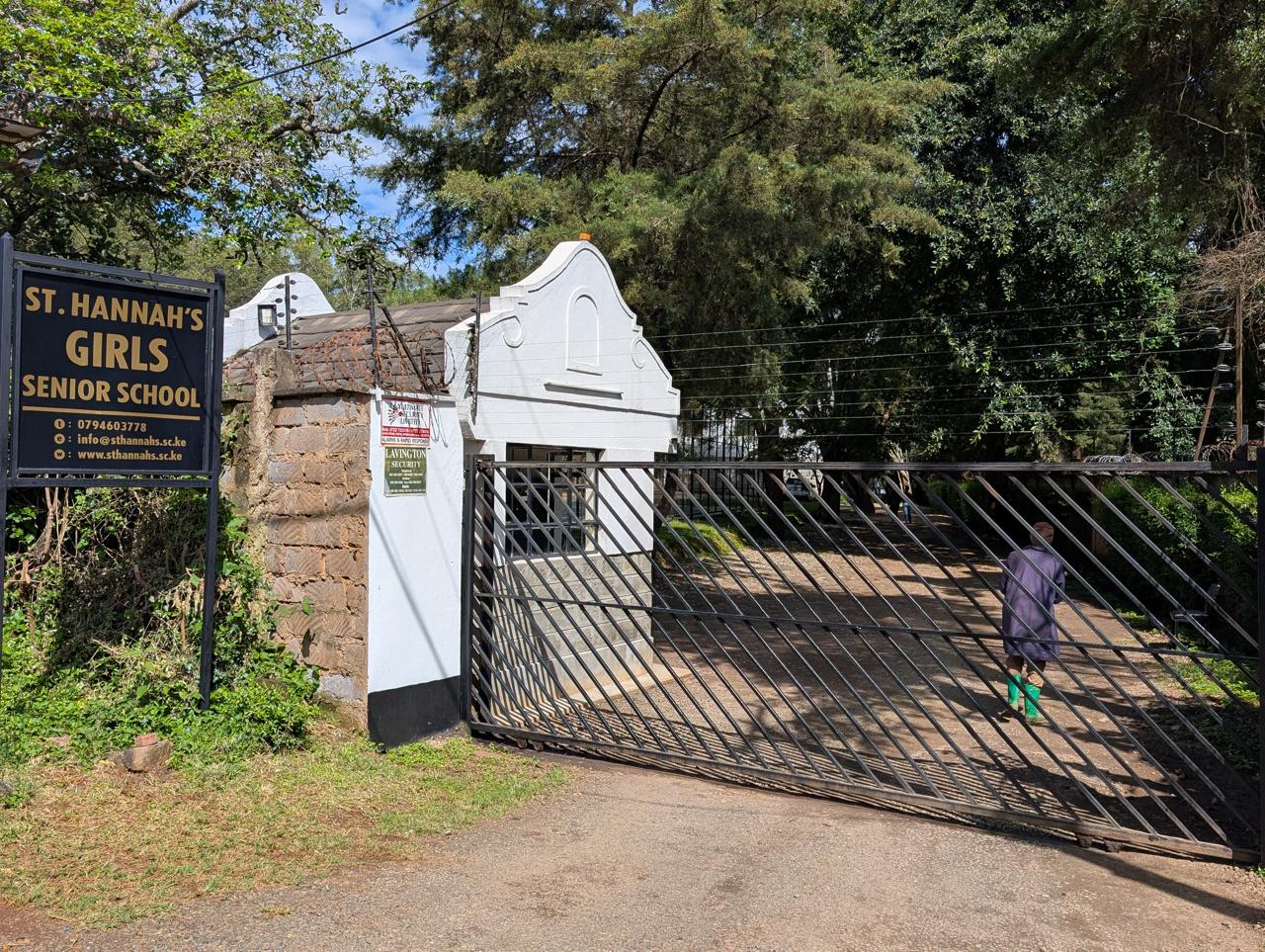 Entrance gate at the Girls' Senior School
