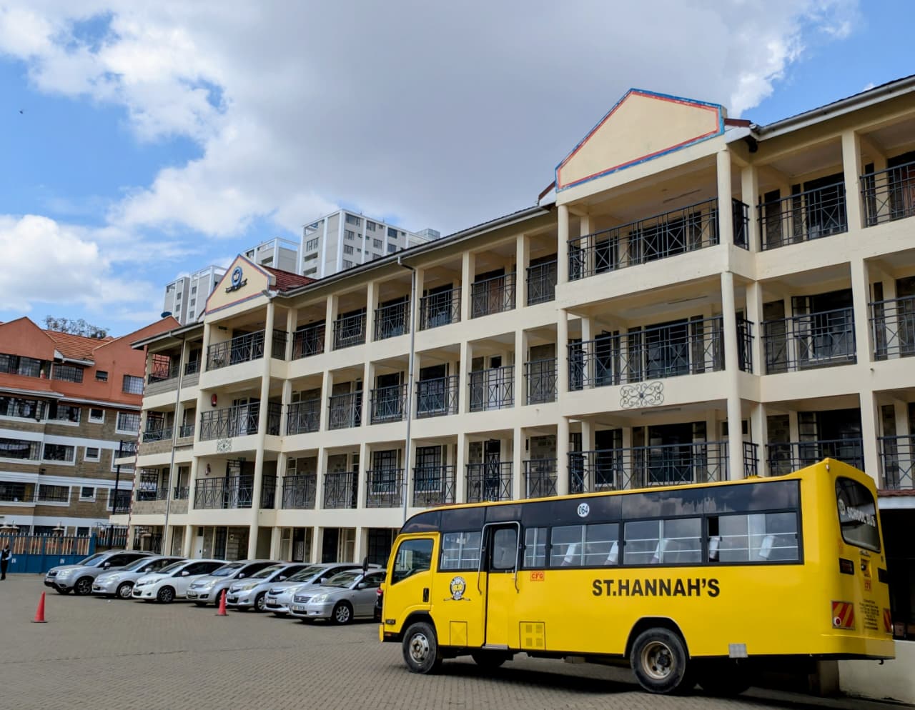 School community gathering at Ngong Road