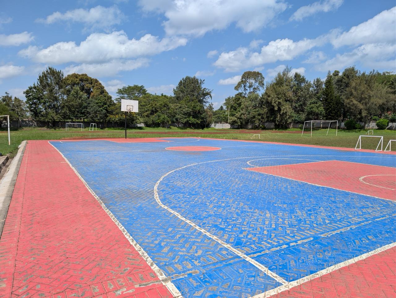 Basketball court at the Boys' Senior School