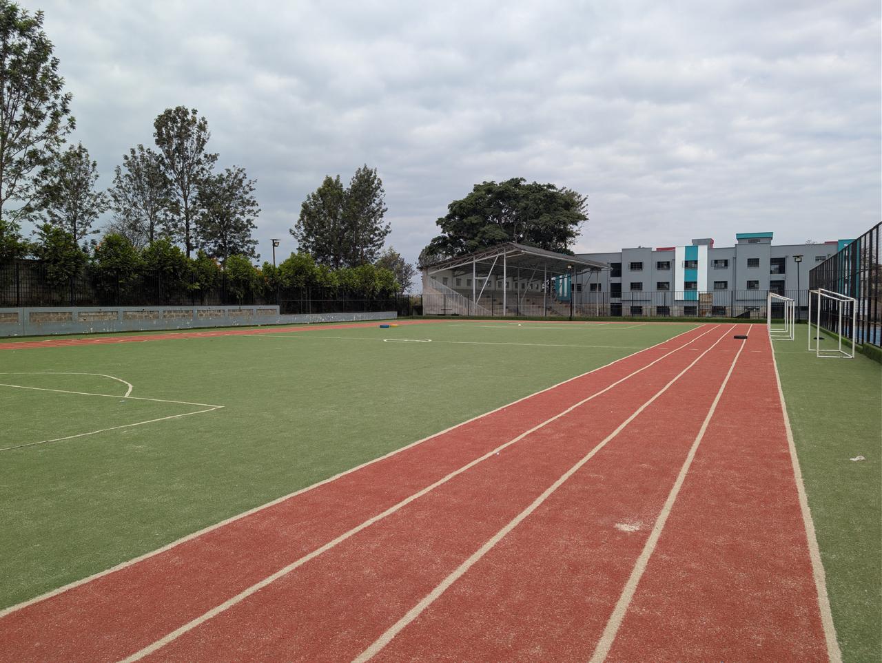 Athletics track and sports field at Runda Campus